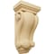 Ekena Millwork 6 1/4"W x 4"D x 12"H Cole Pilaster Wood Corbel, Alder CORW06X04X12COAL - alternate 1